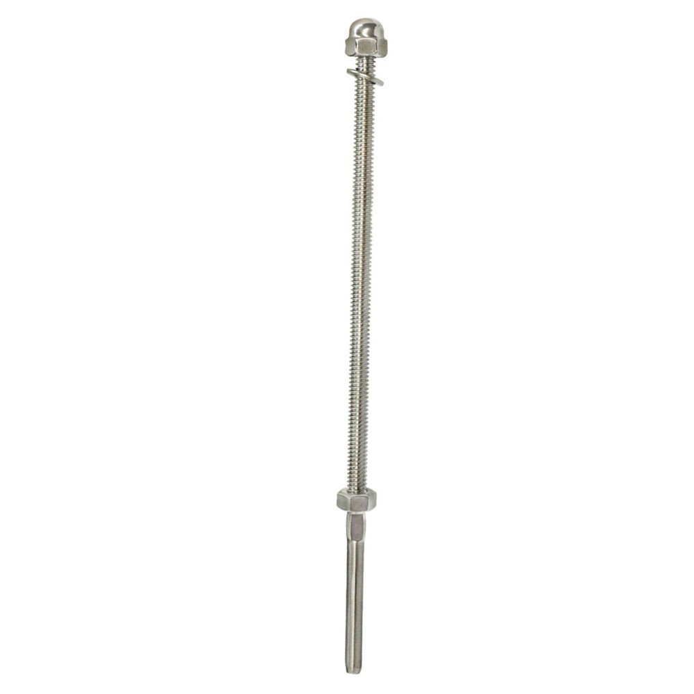 50 PC 3/16'' Stainless Steel Cable Railing Swage Threaded Stud End Fitting