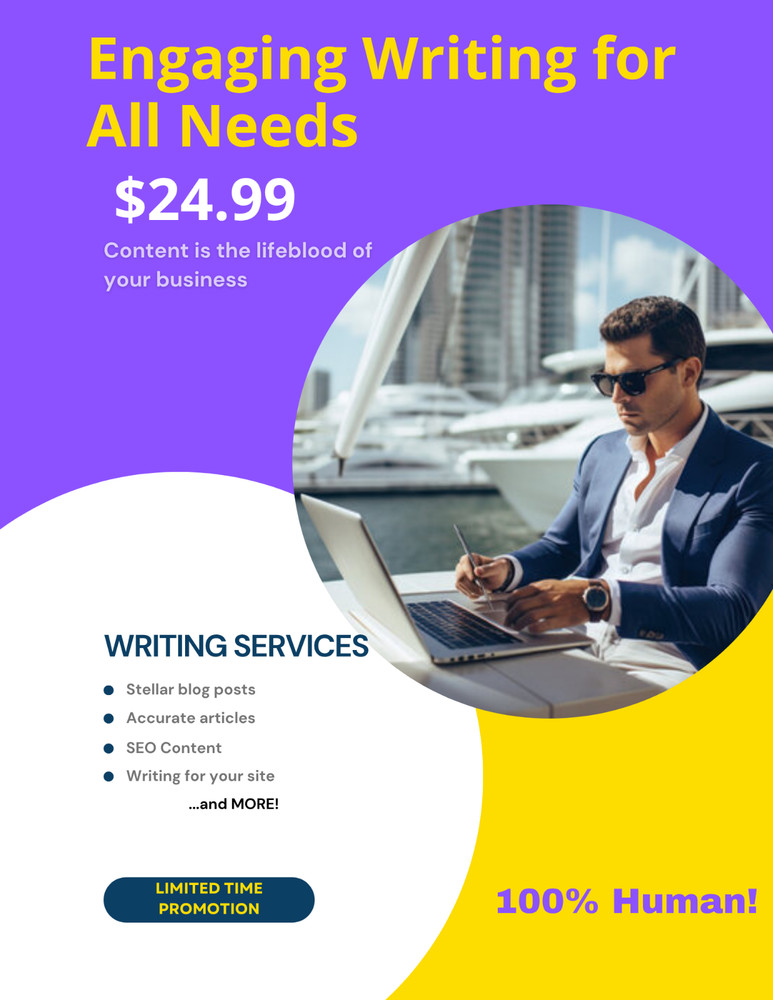 Stellar Professional Writing Services (Blogs, Articles, E-mails etc.) - $24.99