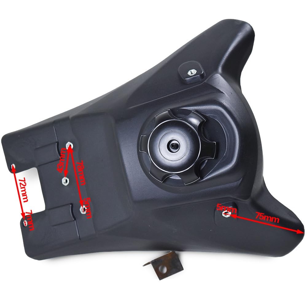 Replacement Plastic Bodywork Fairing Kit with Fuel Tank for Pit Bikes Blue