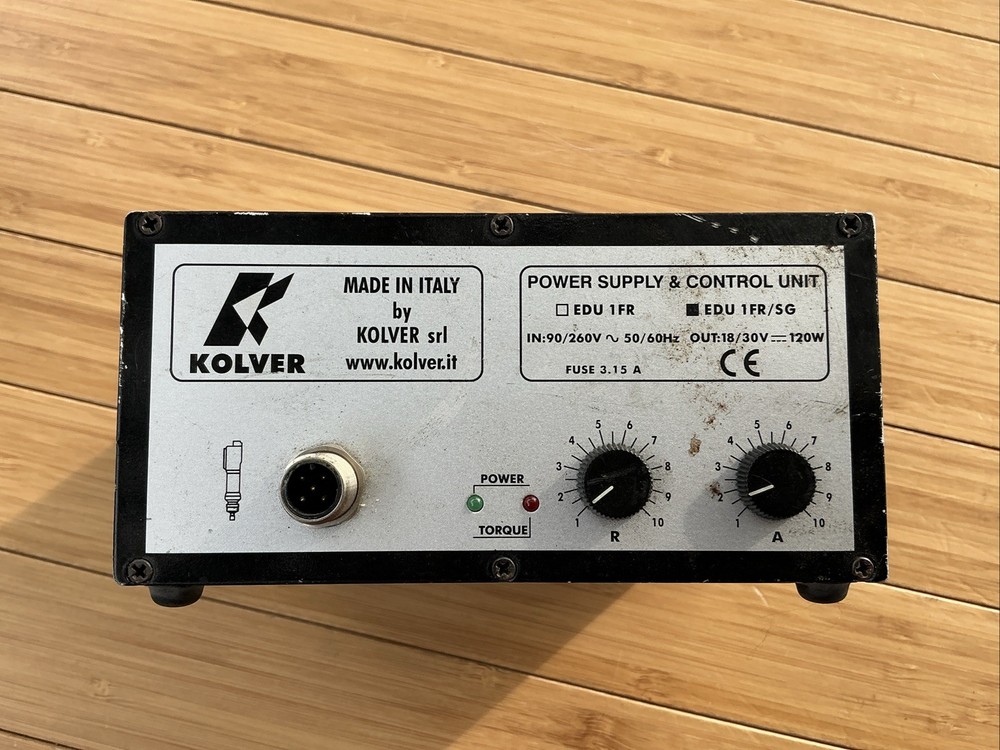 KOLVER EDU1FR Power Supply & Control Unit for FAB Electric Screwdrivers