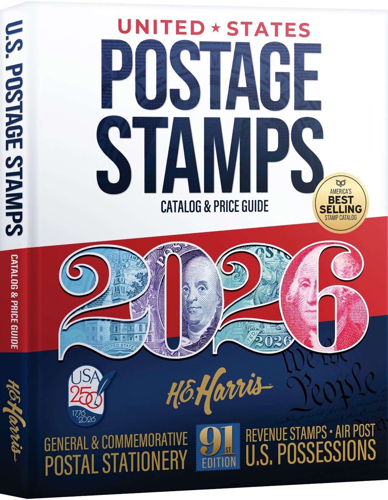 2026 H.E. Harris United States Postage Stamp Catalog & Price Guide, 91st Edition