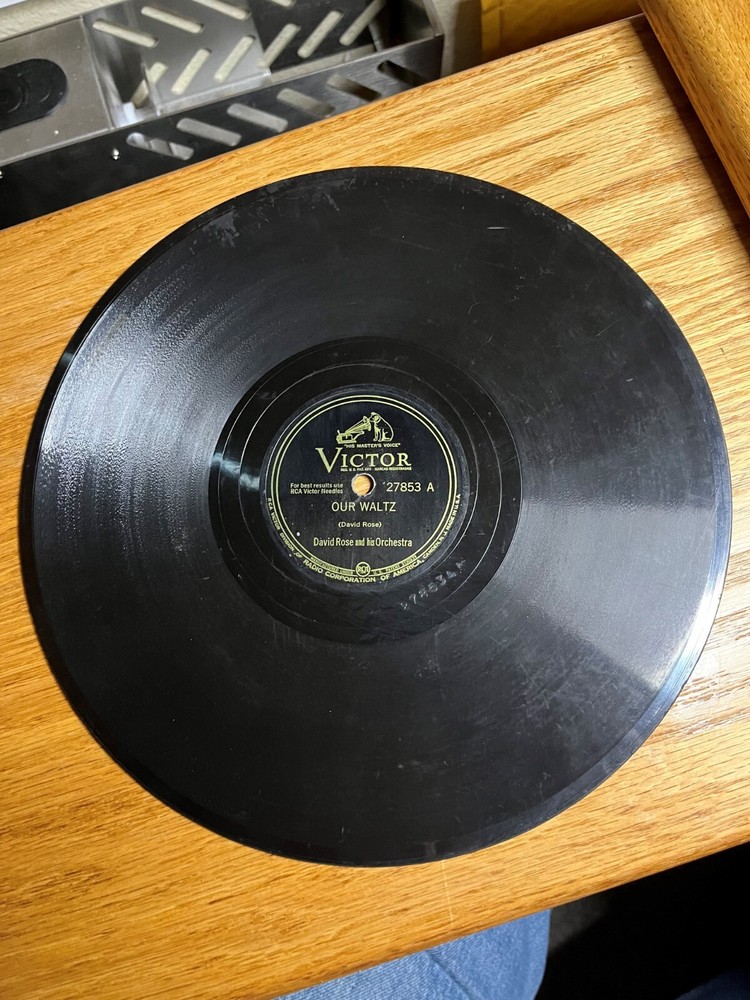 Victor 10" Record - Our Waltz / Holiday For Strings - READ