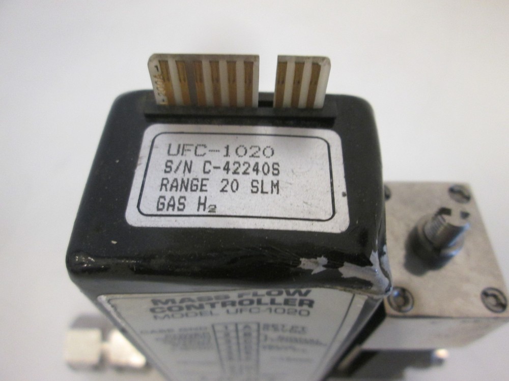 Unit Instruments, UFC-1020, Mass Flow Controller, 20 SLM, H2, Used