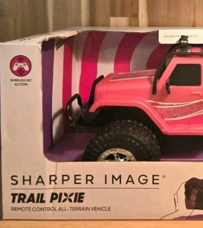 Sharper Image Remote Control Trail Pixie All-Terrain Vehicle Pink Wireless New