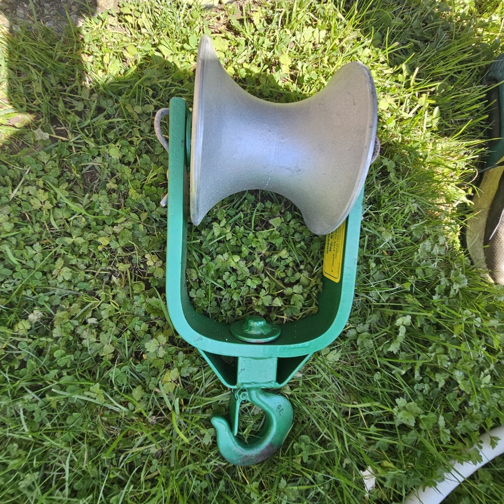 Greenlee 650 Cable Puller Sheave Hook - 6 inch never used