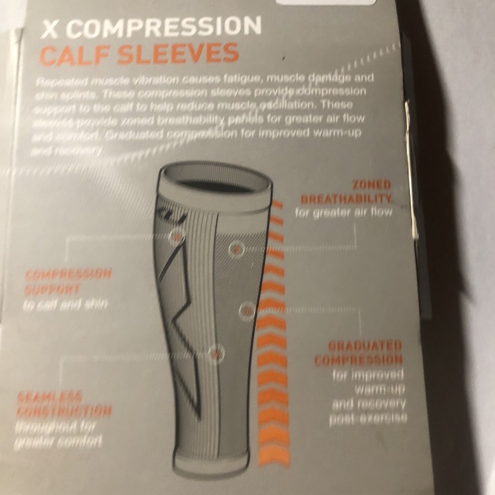 2XU X Compression Calf Sleeves Medium White