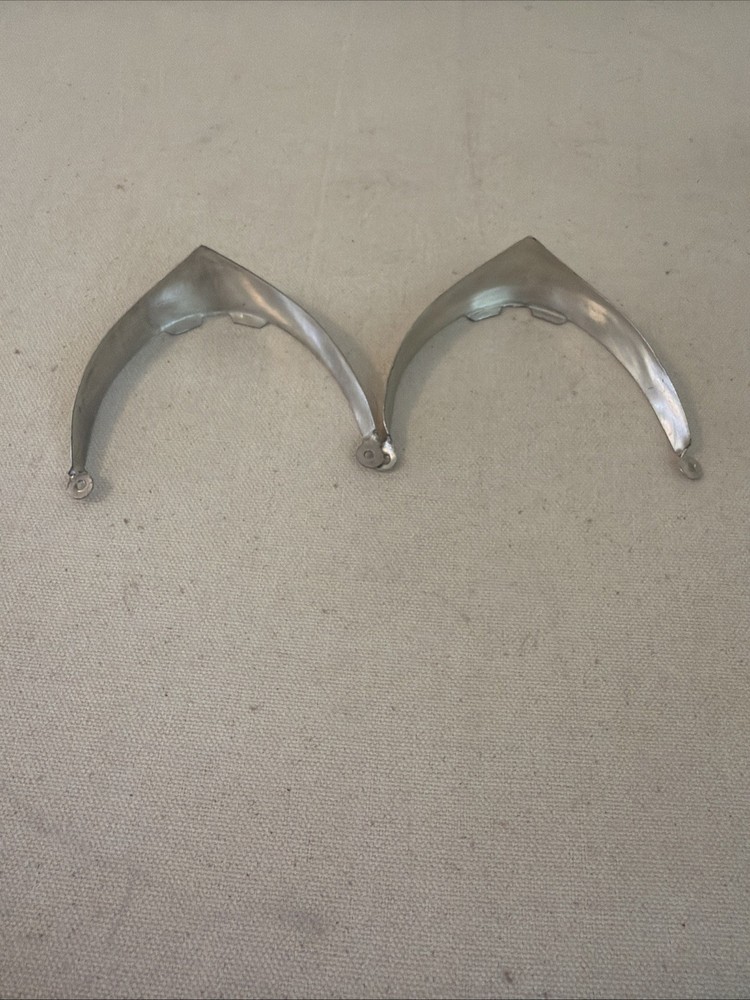 Silver Tone Solid Heel Cap NEW