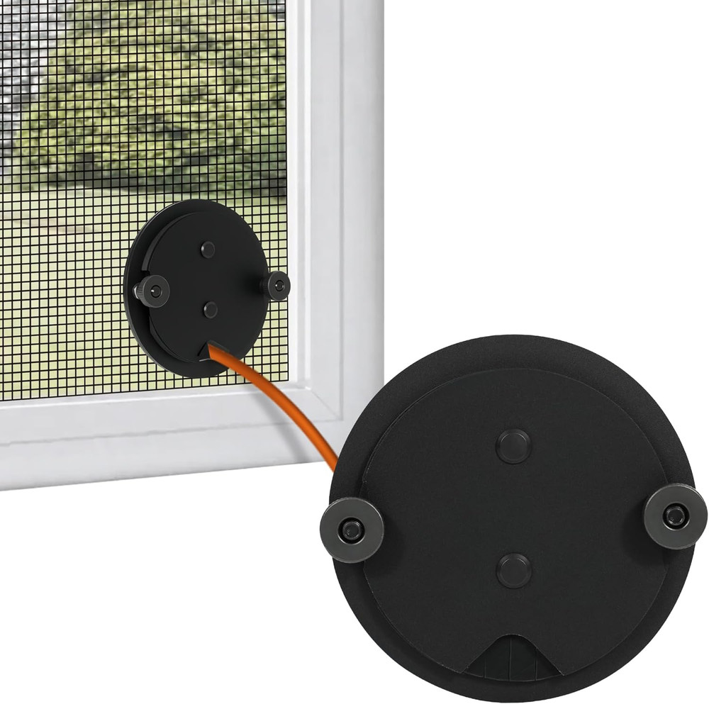 Window Screen Pass through Attachment - Bring inside Power Outside, for 1/10"-1/