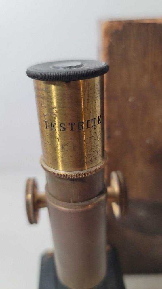 Antique Brass Student Microscope