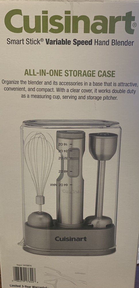 Cuisinart, Immersion Smart Speed Stick Hand Blender + Storage Case Bundle Set