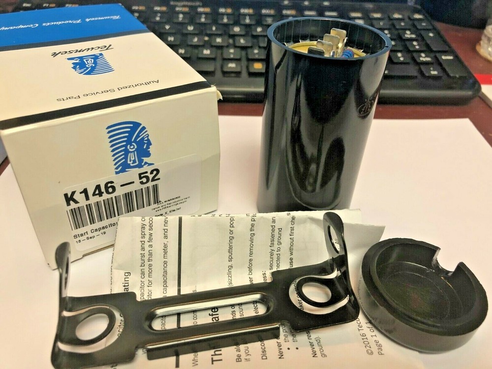 TECUMSEH, Compressor, AKA4476YXA, 120 VAC, Start Capacitor, K146-52, Refrig.