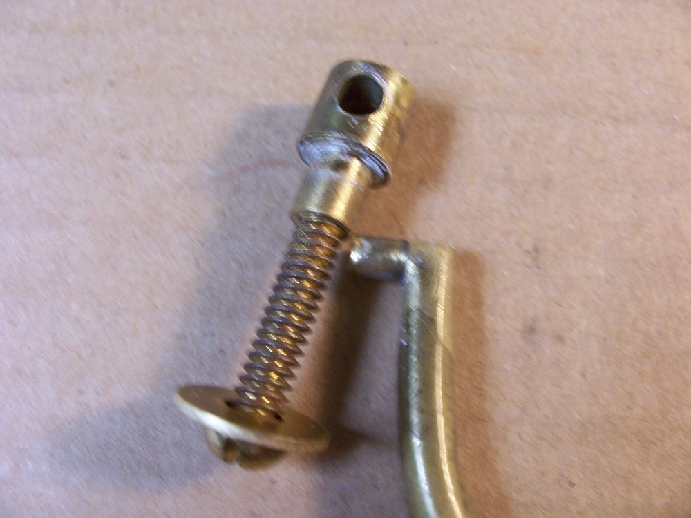 VINTAGE SOLID BRASS DRAWER PULL / HANDLE