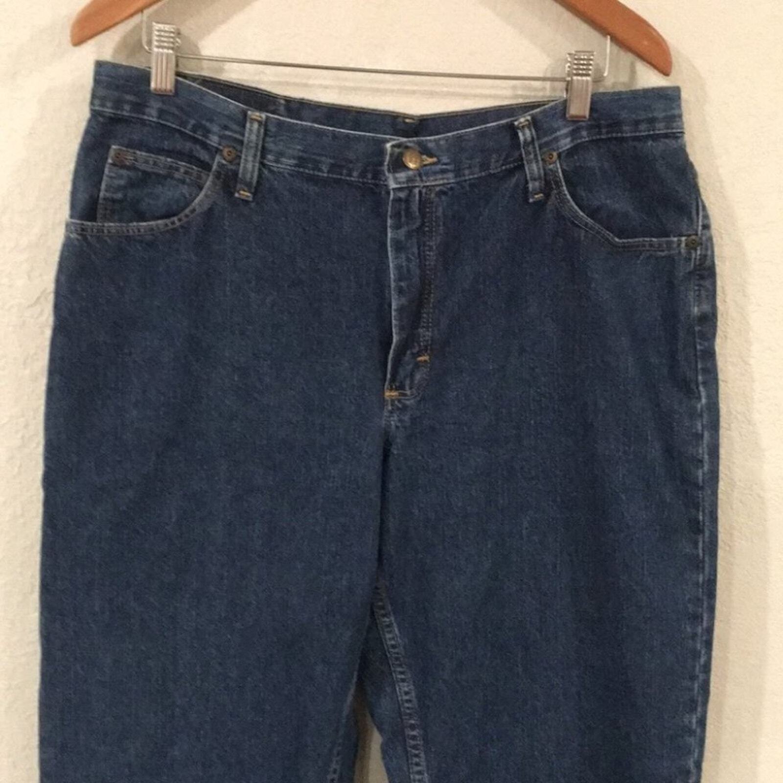 Wrangler Blues Women’s Sz 14x32 Denim High Rise Jeans 100% Cotton