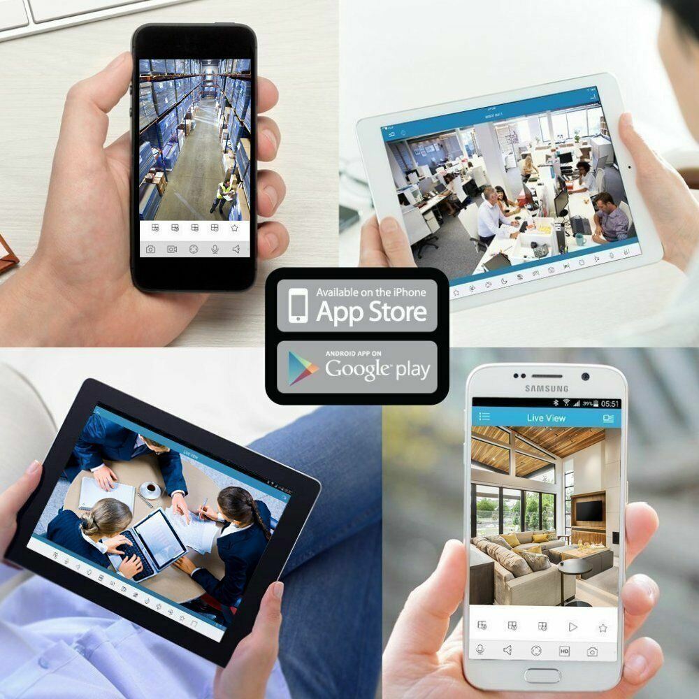 Amcrest NV5232E 32CH Channel 4K Network Video Recorder NVR 16-Ports POE Renewed