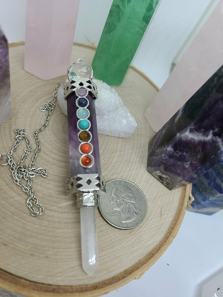 Amethyst Crystal Pendulum, Amethyst Point Pendulum, Amethyst Pendulum, Amethyst