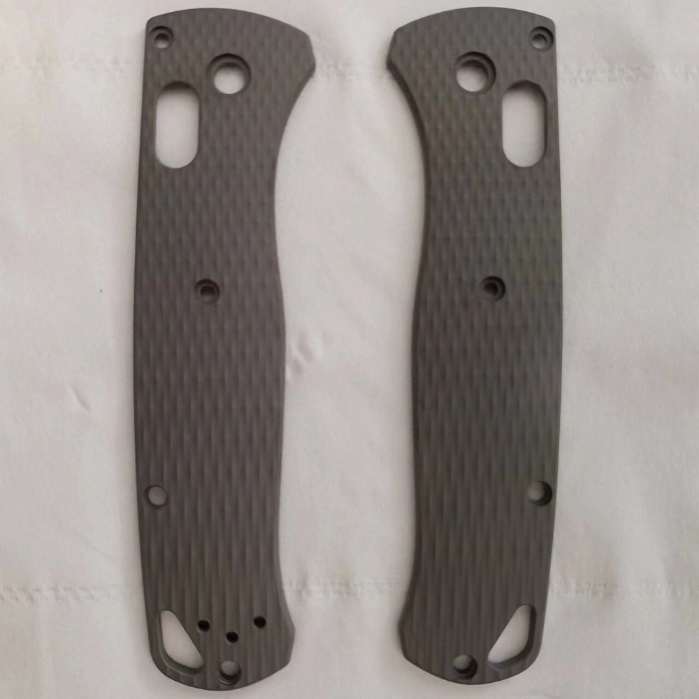 Diamond Pattern Sandblasting TC4 Handle Scales for Benchmade Bugout 535 Knives
