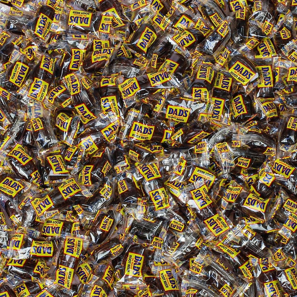 DAD'S Root Beer Barrels Individually Wrapped Old Fashioned Hard Candy (5 Pounds)
