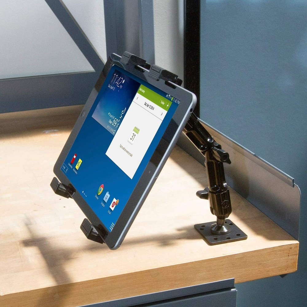 iBOLT TabDock FixedPro 360 -Heavy Duty Metal 8" Multi-Angle Drill Base Mount for