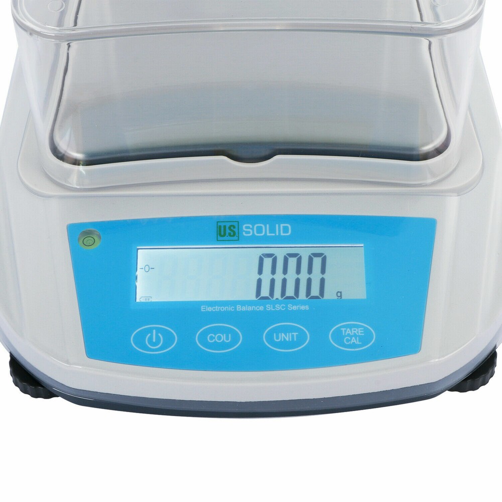 2000 x 0.01 g Analytical Balance Digital Precision Balance Scale U.S. Solid