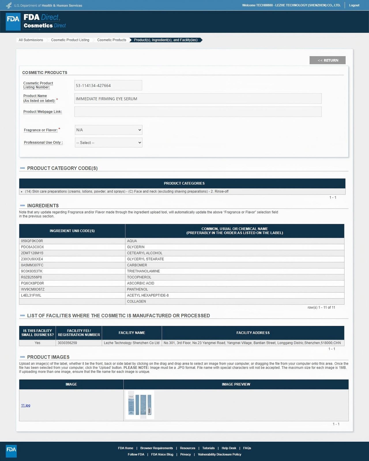 3Pack Firming Eye Serum for Rapid Reduces Under-Eye Bags, Wrinkles, Dark Circles