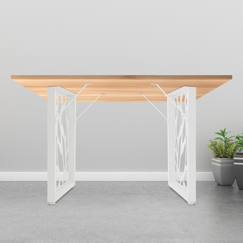 Table Legs 2PCS Desk Legs Metal Dining Rectangular Table Base for Bedrooms