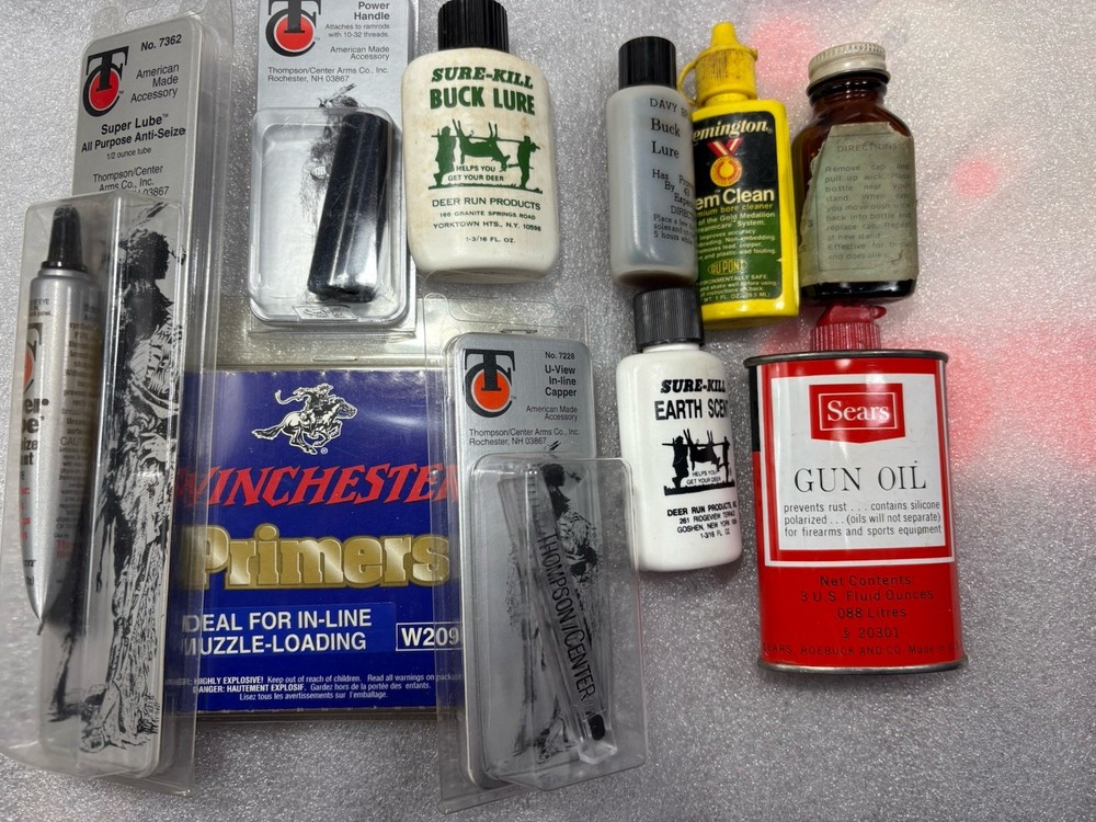 Large Lot Of Muzzleloader Accessories