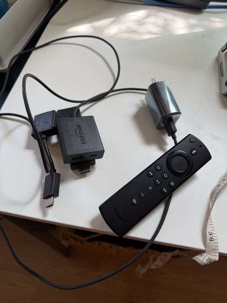 Amazon Fire TV LY73PR w/ Remote Power Ethernet Adapter Tested