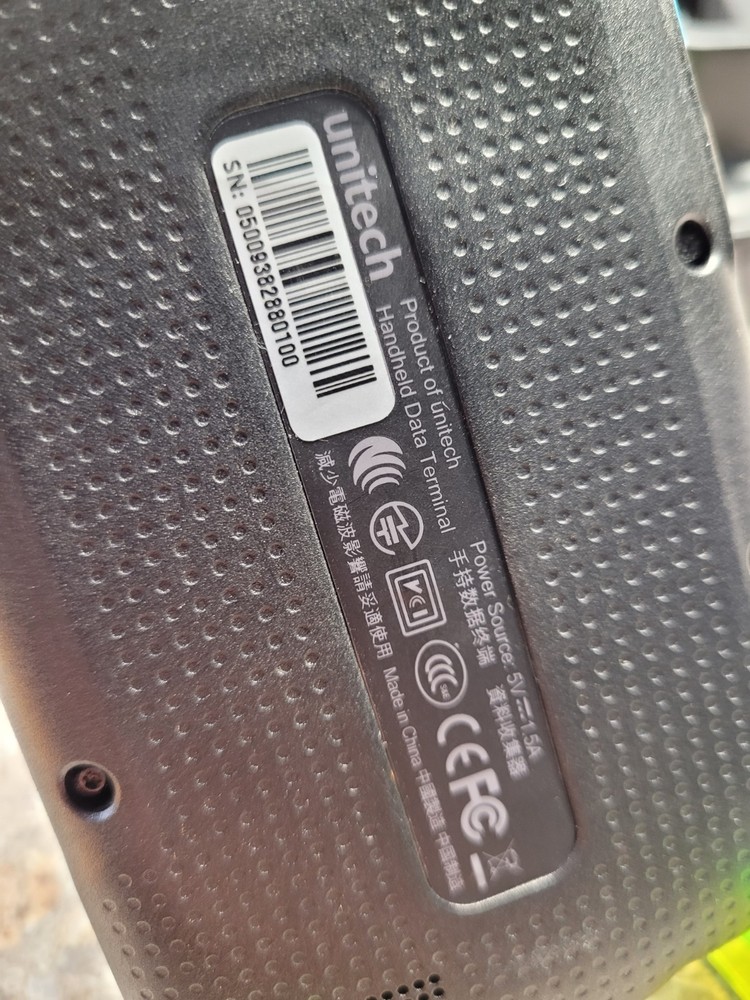 Unitech Electronics EA500 W/Docking Base Type-C TESTED !!!