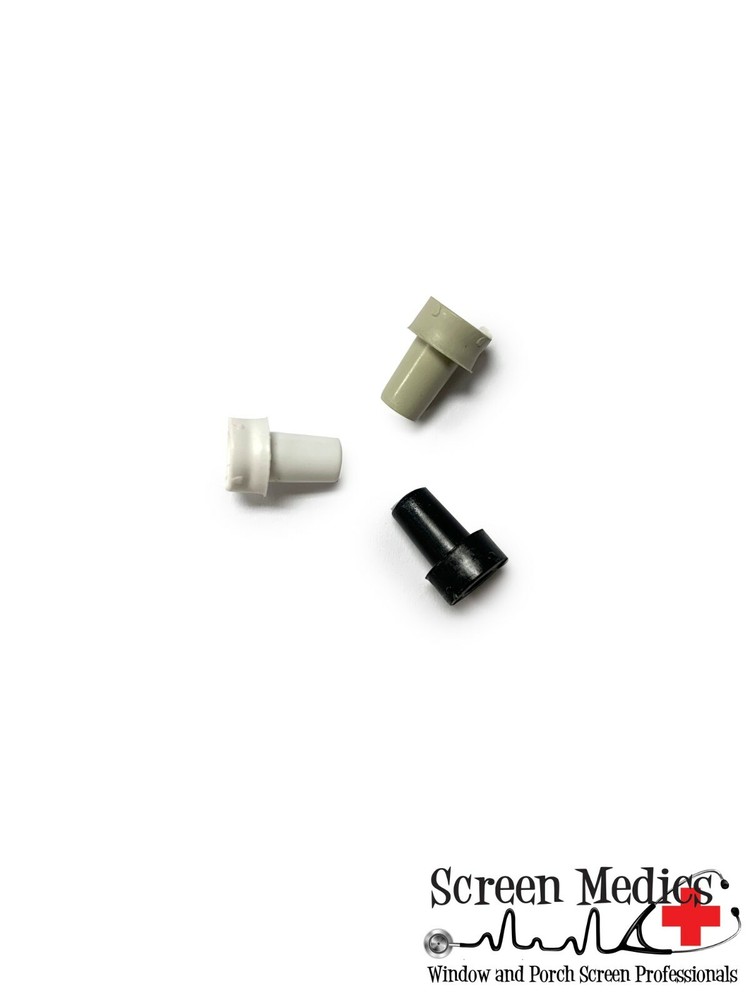 10 Pack - Plunger Pull Pins with cap and spring for window screens