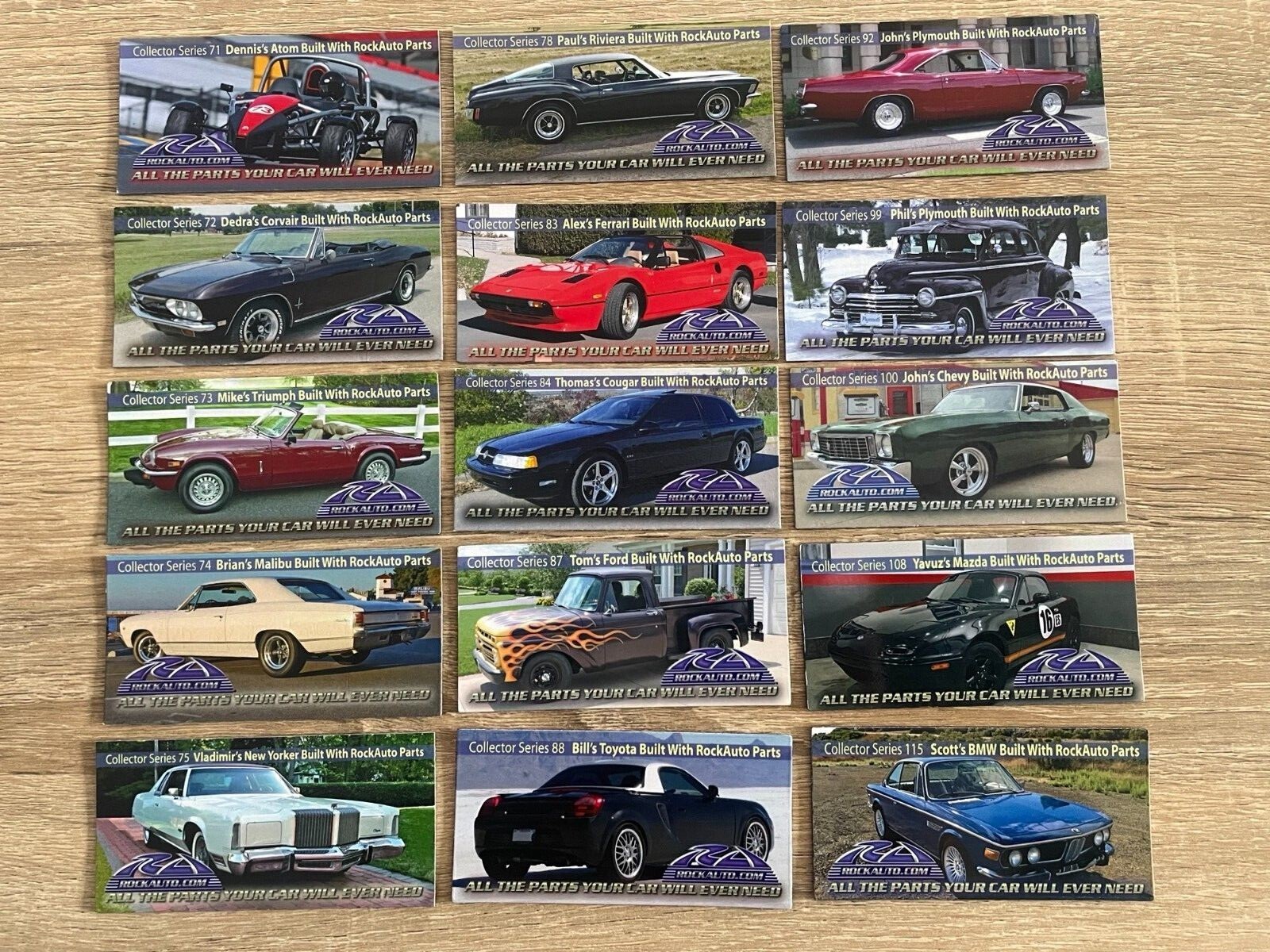 Aimant Rock Auto magnet collector series U-Pick List