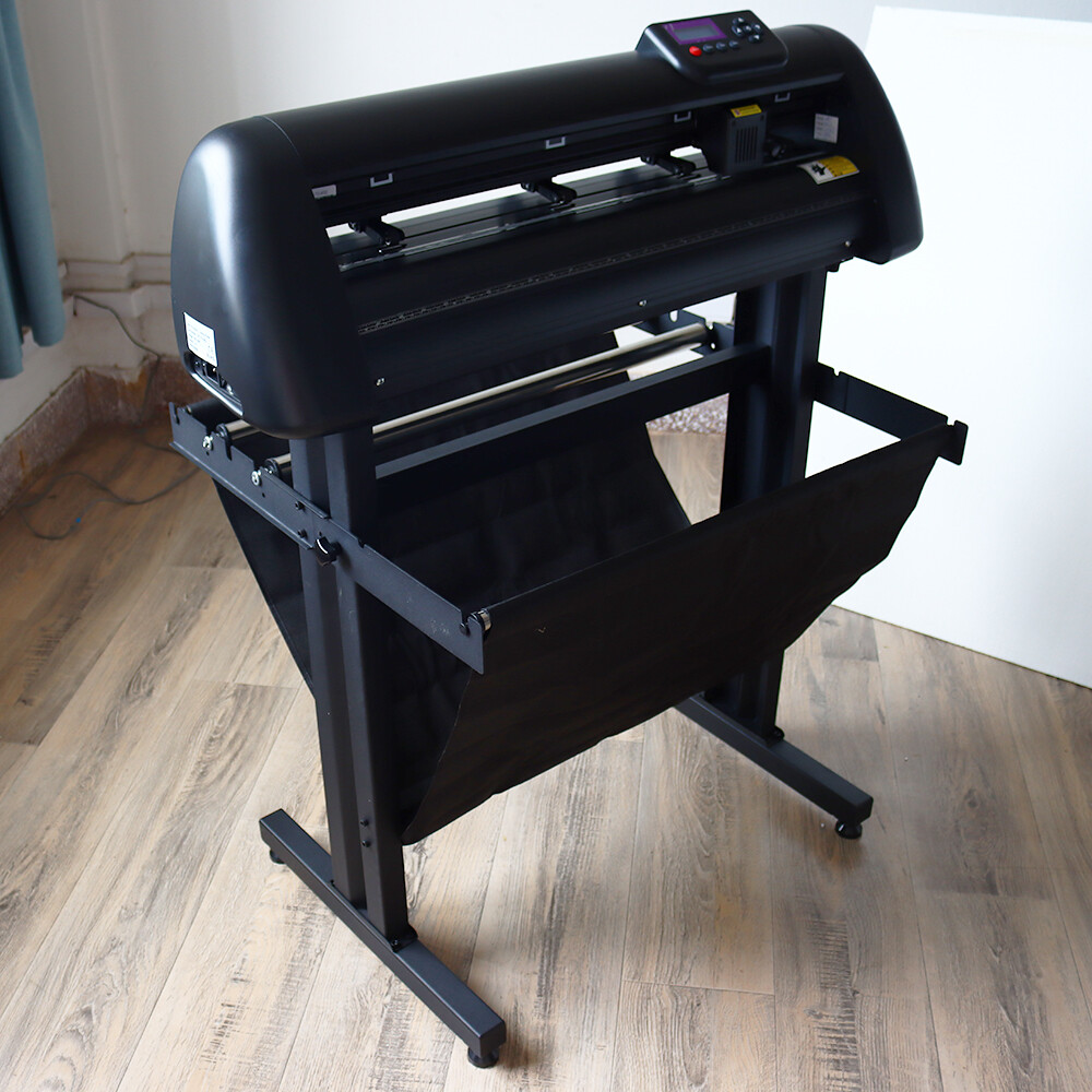 24" Vinyl Cutter Machine Cutting Plotter w/ LCD Screen Automatic Edge Inspection