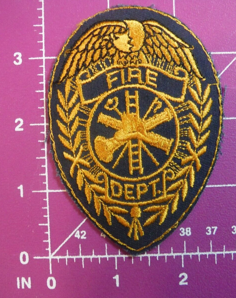 Vintage Gemsco Fire Department embroidered patch