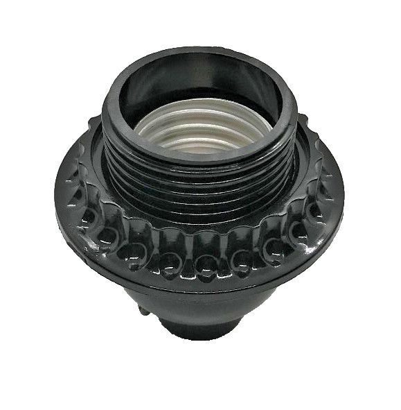 New Phenolic On/Off Short Keyless Lamp Socket With Threaded Shell & Ring #SO687