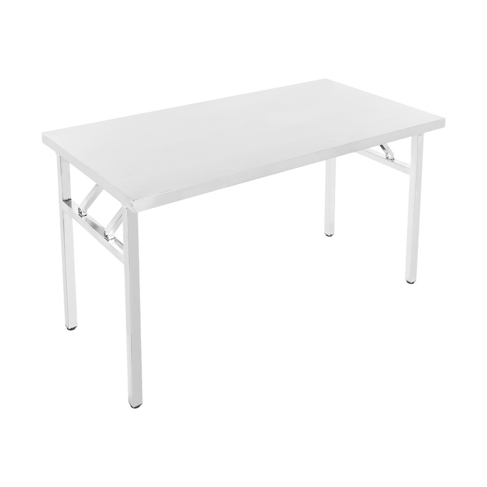 Stainless Steel Workbench Folding Dining Table Folding Table 120*60*75cm Kitchen