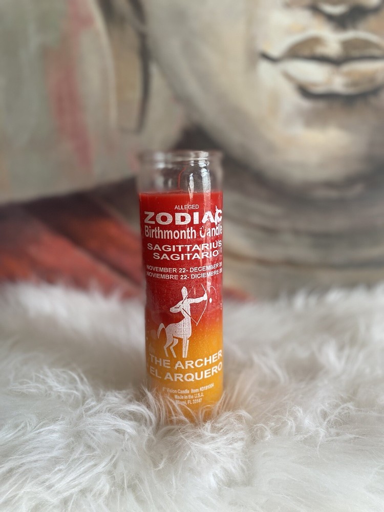 Sagittarius  zodiac candle