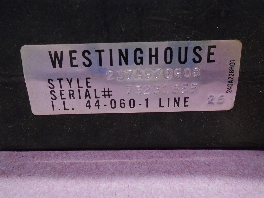 NEW Westinghouse 237A970G08 Current Transformer