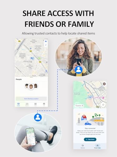 Smart 2 Black Key Finder Tracker Tags for Android & iOS
