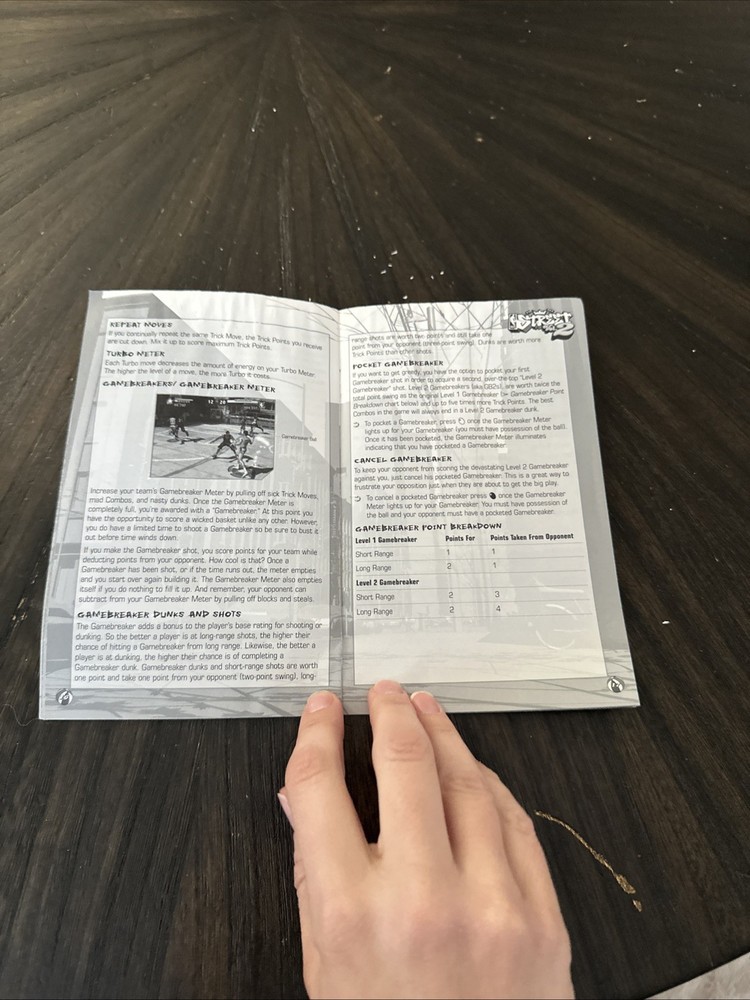 XBOX Manual Only NBA Streer Vol. 2