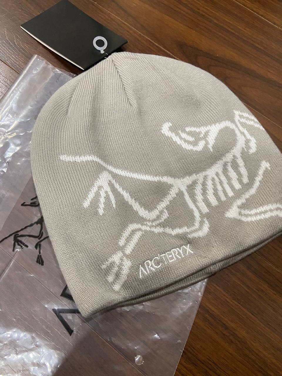 Arc'teryx Bird Head Toque Beanie Hat Gray Winter Cap New