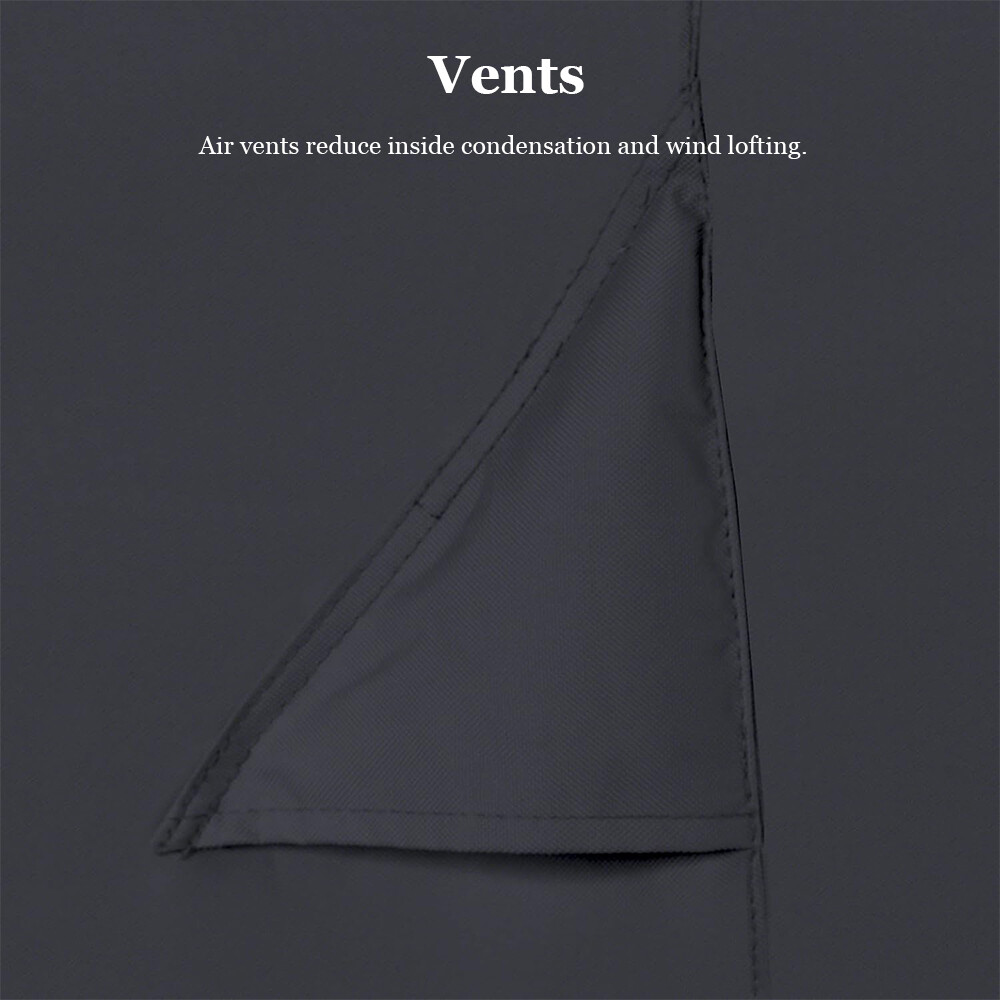 30” Heavy Duty Fire Pit Cover Round Outdoor Firepit Bowl Waterproof Fireplace