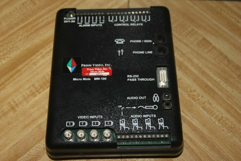 PRISM VIDEO MICRO MOLE MM-100 PHONE LINE TRANSMITTER LIVE