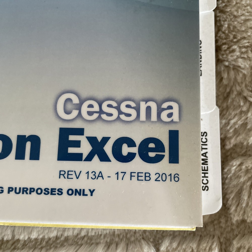 Cessna Citation Excel Pilots Checklist ER Abnormal Normal Procedures Feb 2016