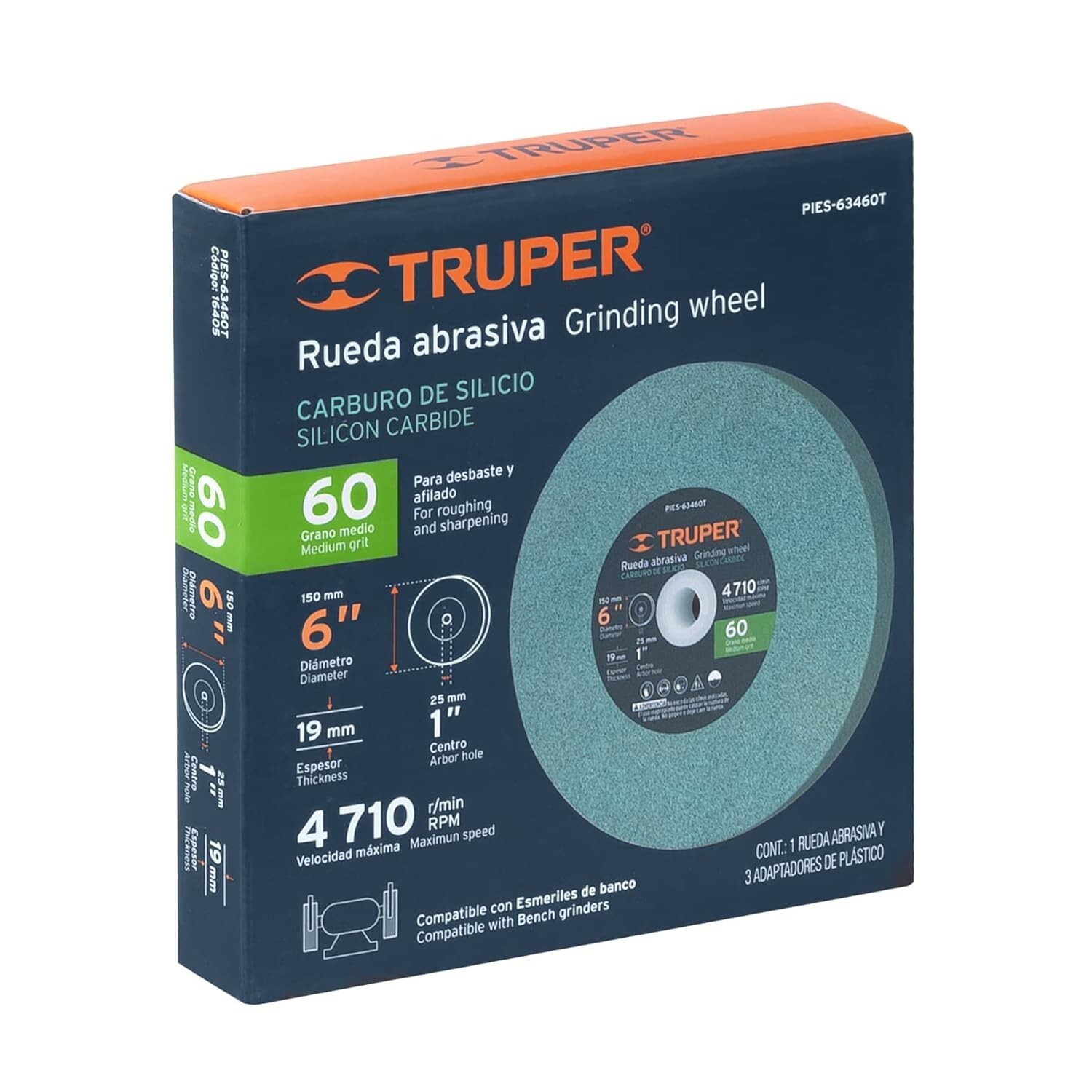 Bench Grinding Wheel 6 Inch Green Silicon Carbide Abrasive For Grinding Wheels