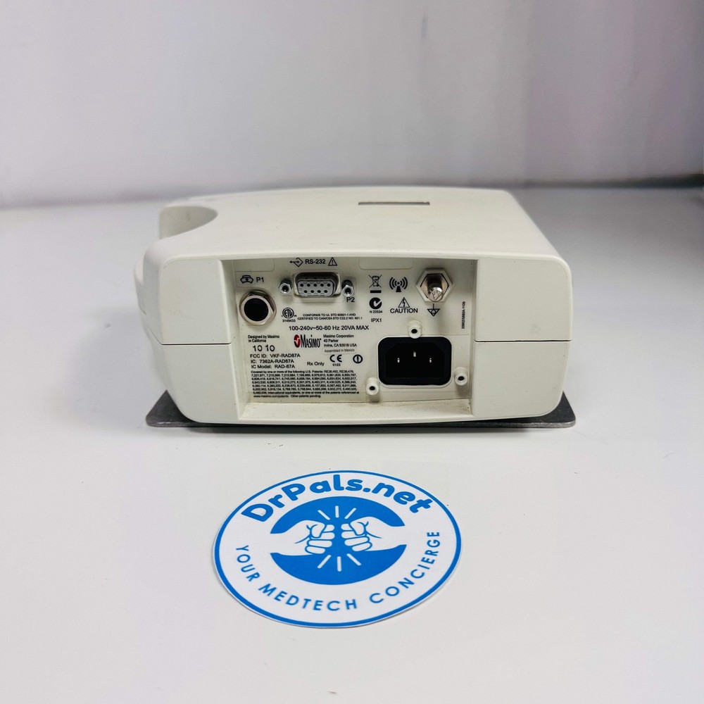Masimo RAD-87A | SET Rainbow Pulse CO-Oximeter