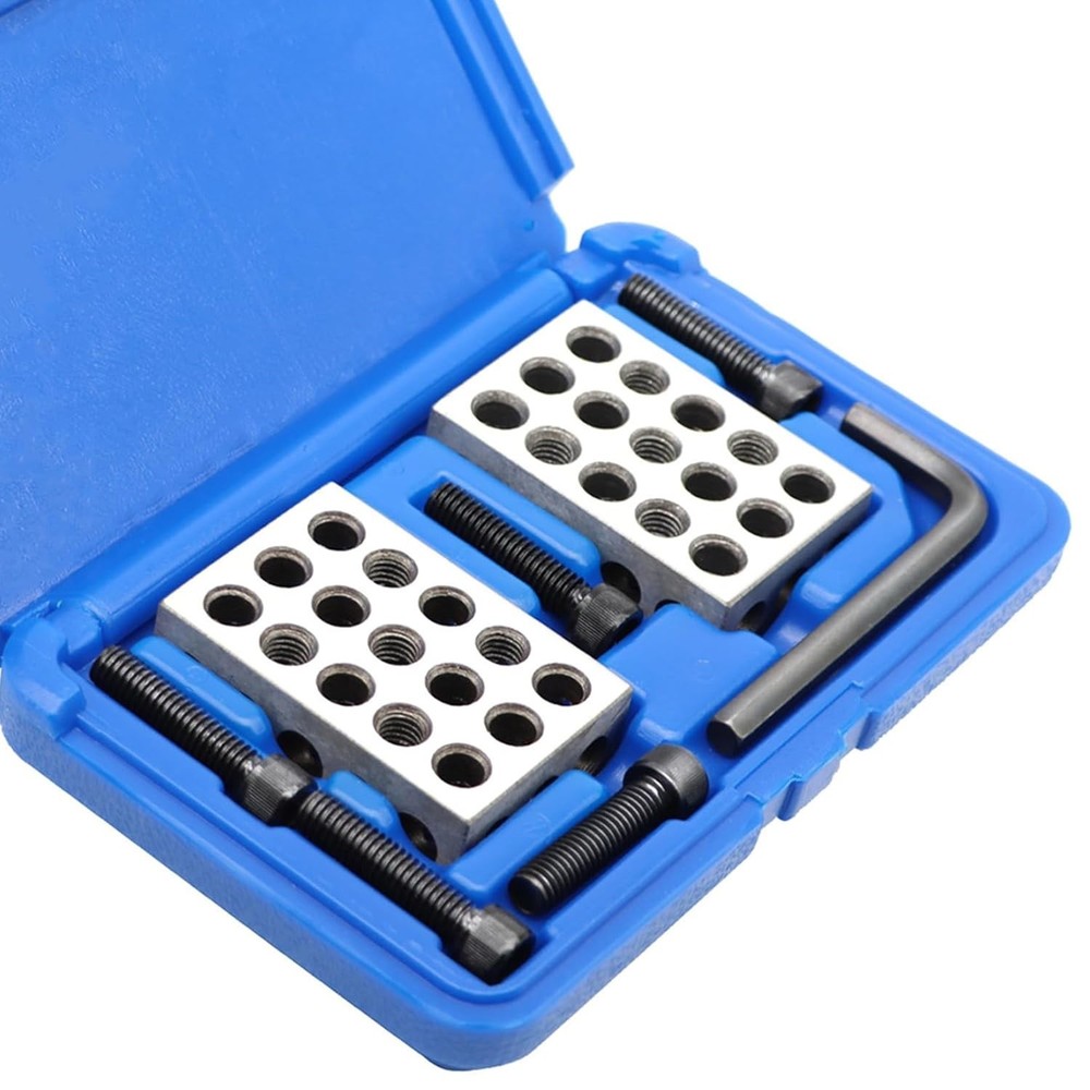 Precision 123 Parallel Blocks Set with Case & Screws 0.0001 Industrial Tools Kit