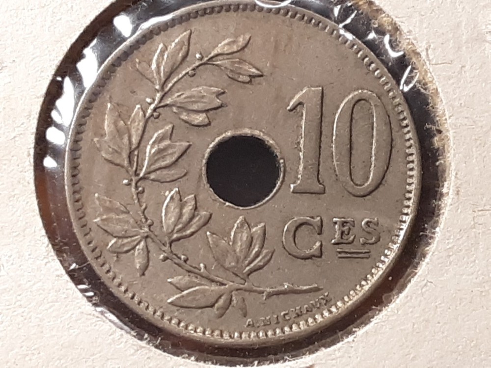 1935 Belgium 10 Centimes