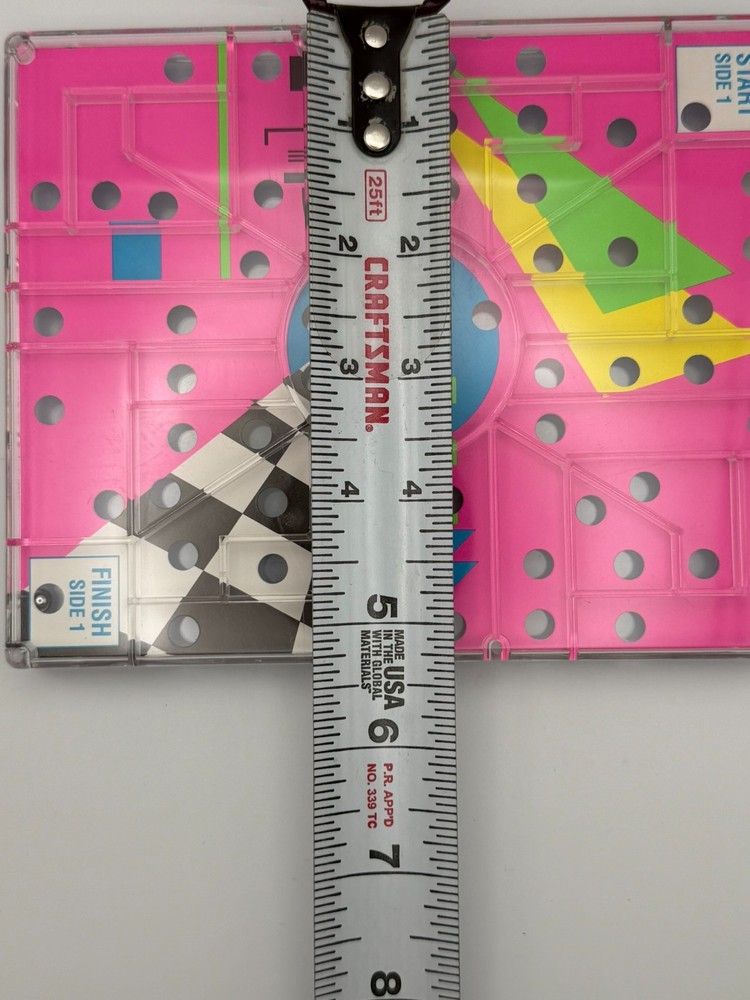 Binary Arts Peg Puzzle Game Double Sided Vintage Brain Teaser