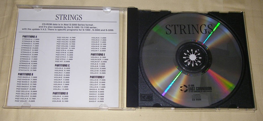 EAST COLLEXION STRINGS SOUND LIBRARY (CD-ROM)