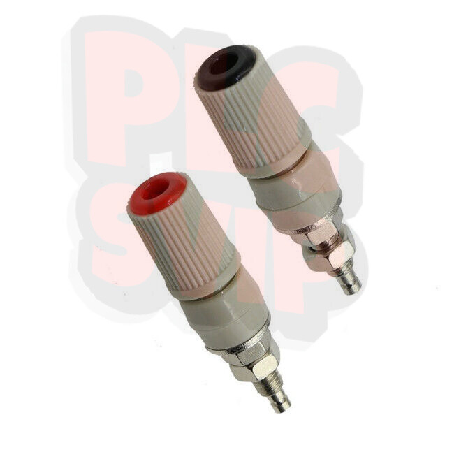 10Pcs M5 Type High Current 4mm Female Banana Jack Socket Test Binding Post