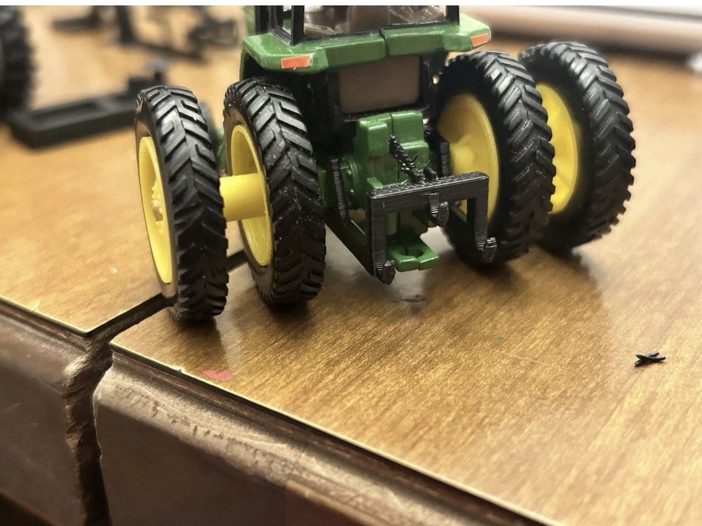 Custom 3d Printed 1/64 Quick Hitch With Implement Adapter